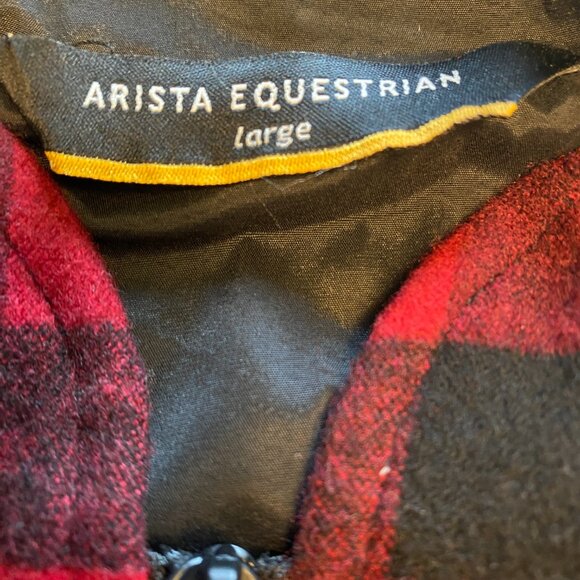 Arista Equestrian Heritage Plaid Vest Size L - Picture 2 of 8